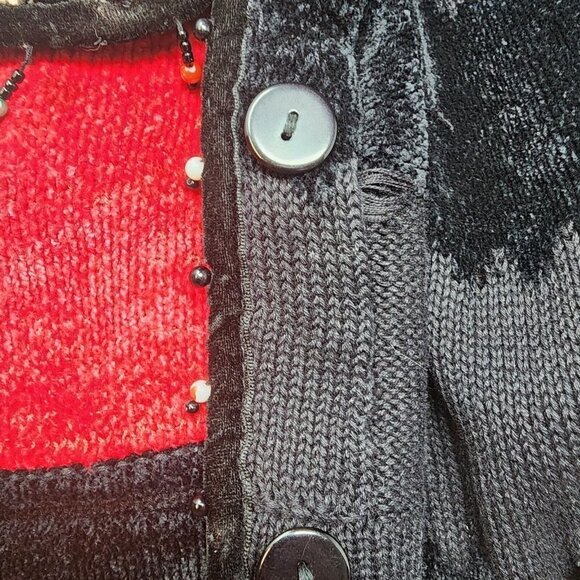 Jack B Quick Goth Emo Spring Cardigan, Women's Medium - Picture 9 of 12